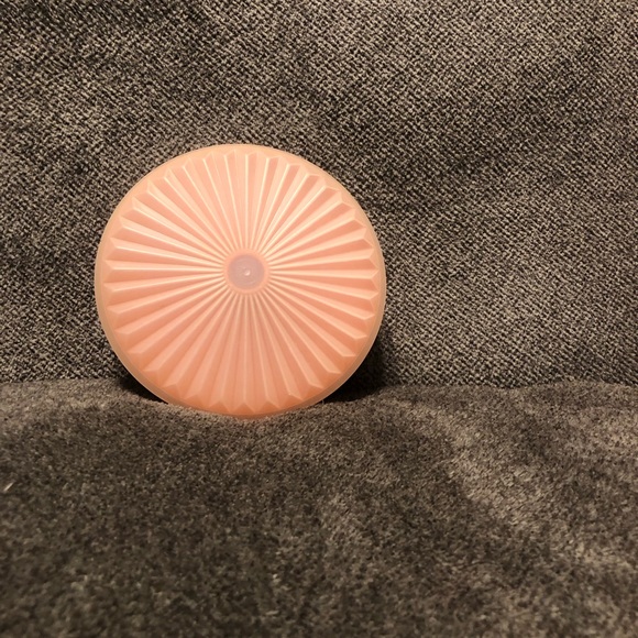 Vintage Tupperware 1481 Clear Canister 6 1/4 Cups Orange - Picture 3 of 5